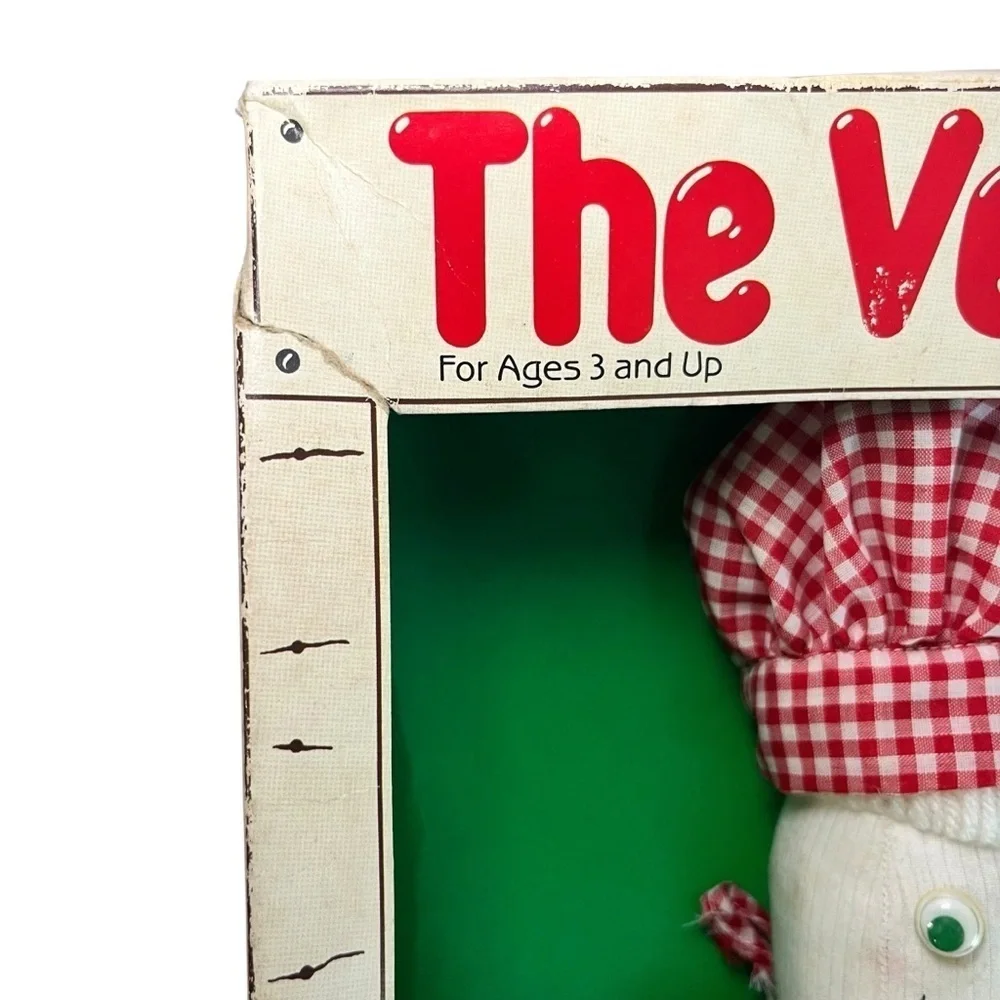🌽 Vintage 1985 Tony Scallione “The Veggies” Plush Doll with Box
